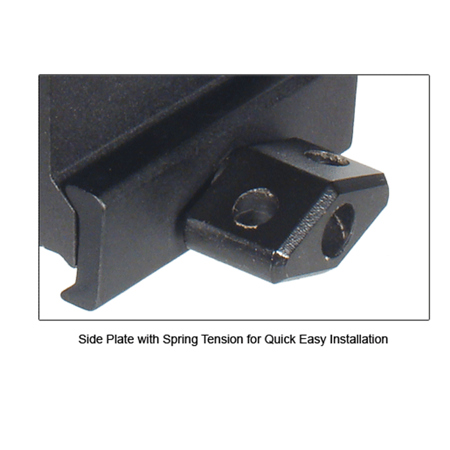 UTG Leapers UTG 1" High 3-Slot Hi-Profile Compact Riser Mount