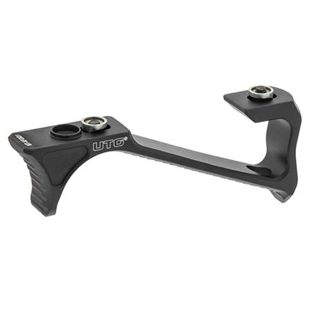 UTG Keymod Ultra Slim Angled Foregrip, Matte Black