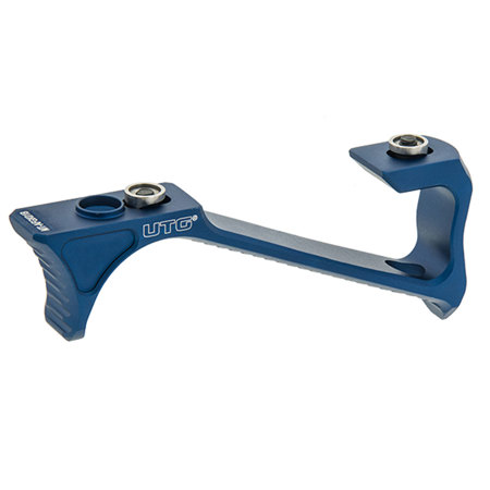 UTG Keymod Ultra Slim Angled Foregrip, Matte Blue