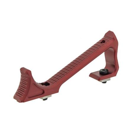 UTG M-LOK Ultra Slim Angled Foregrip, Matte Red