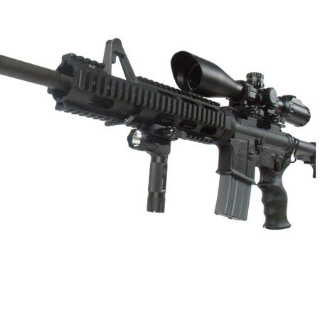 Leapers UTG Covert Op Quick Detach Aluminum Grip with Built-in LED Light