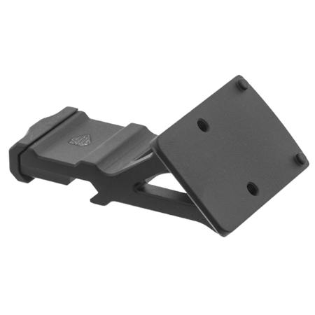 UTG Super Slim Picatinny RMR 45 Degree Angle Mount, Matte Black
