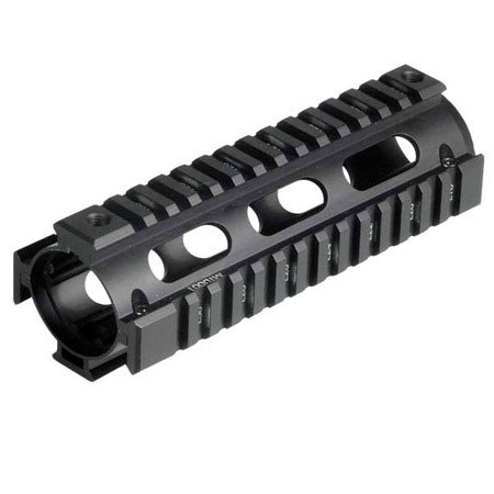 UTG Leapers UTG PRO Model 4/15 Carbine Length Quad Rail System, Black