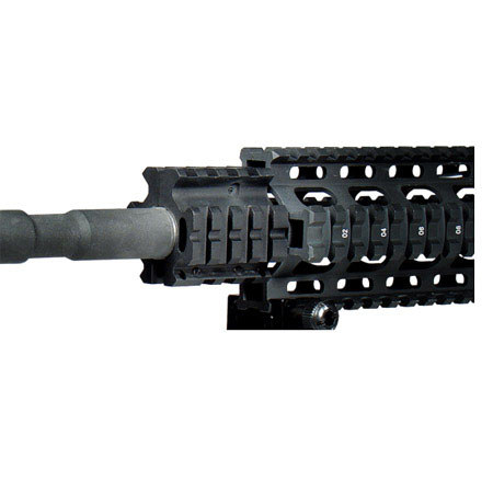 UTG Leapers UTG PRO Model 4/15 Low-profile Quad-Rail Gas Block for .75" Barrel