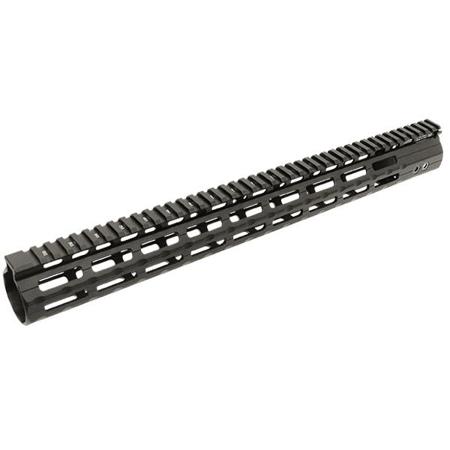 UTG M-LOK 17" Super Slim Free Float Rail and Handguard for the Smith & Wesson Military & Police and DPMS LR-308 Rifles, Black