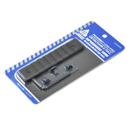 UTG PRO 7 Slot Low Profile Mid Length Rail for Super Slim Handguards, Black