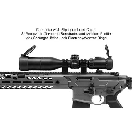 UTG 4-16x44 ACCUSHOT OP3 Riflescope, Illum UMOA Ret, Side
