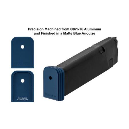 UTG PRO +0 Base Pad for Factory Glock Large Frame Magazines, Matte Blue