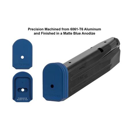 UTG PRO +0 Base Pad for Factory SIG P320 9/40 Magazines, Matte Blue