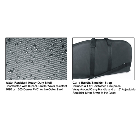 UTG Leapers UTG 38" DC Series Tactical Gun Case, with Added Capacity, Black