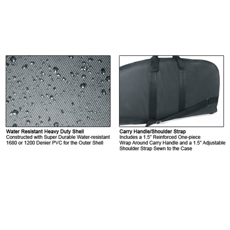 Leapers UTG 46" DC Series Tactical Gun Case with Added Capacity, Black