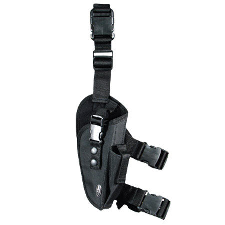 UTG Leapers Elite Tactical Right H& Leg Holster fits Med. to Lg Pistols, Black