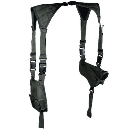 UTG Deluxe Universal Horizontal Shoulder Pistol & Revolver Holster, Right Hand, Black