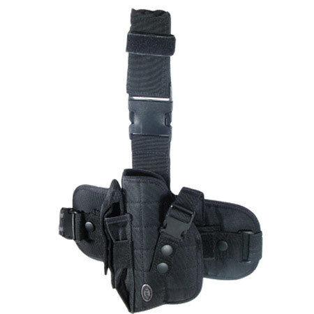 UTG Special Ops Universal Tactical Leg Holster for Most Medium to Large Frame Pistols, Left Hand, Black