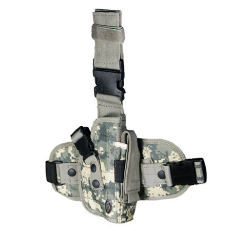 UTG Leapers Special Ops Universal Tactical RH Leg Pistol Holster, Army Digital