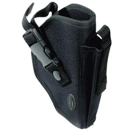 UTG Deluxe Commando Right Hand Belt Holster for Most Medium Pistols, Black