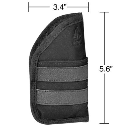 UTG Leapers UTG 3.4" Ambidextrous Pocket Holster for .22-.25 Auto Pistols, Black