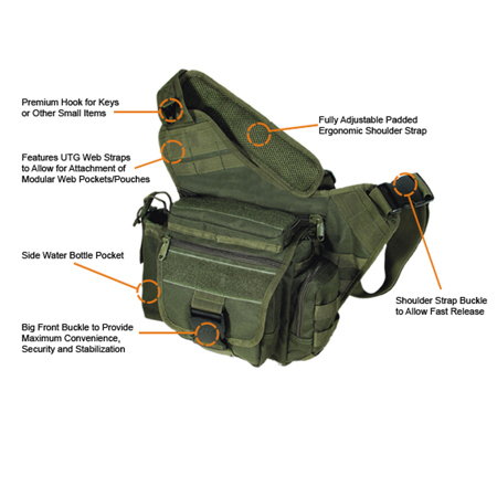 Utg tactical shop messenger bag review