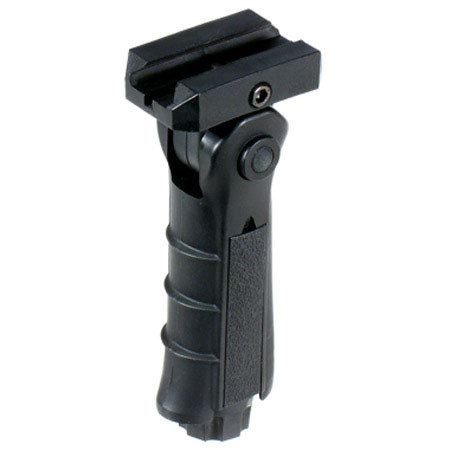UTG Leapers UTG Ergonomic Ambidextrous 5-position Foldable Foregrip, Black