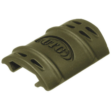 Leapers UTG Rubber Rail Guard with Flexible Adjustment, Dozen/Pack, OD Green