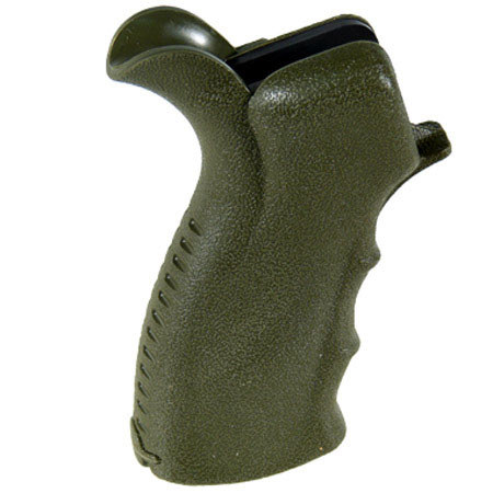 UTG Leapers UTG Model 4/15 Ergonomic Pistol Grip, OD Green