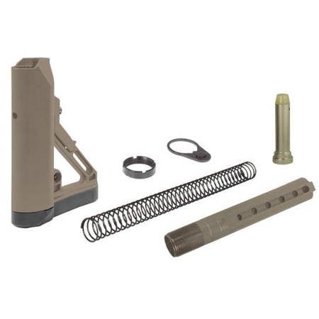 UTG PRO Ops Ready S1 Mil-Spec Stock Kit for M4 Rifles, Flat Dark Earth