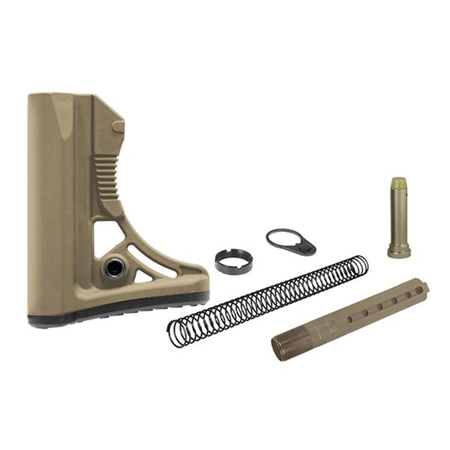 UTG PRO Model 4 Ops Ready S3 Mil-spec Stock Kit, Flat Dark Earth