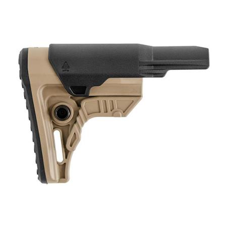 UTG PRO Ops Ready S4 Series Mil-Spec Stock Kit for AR15 Rifles, Flat Dark Earth