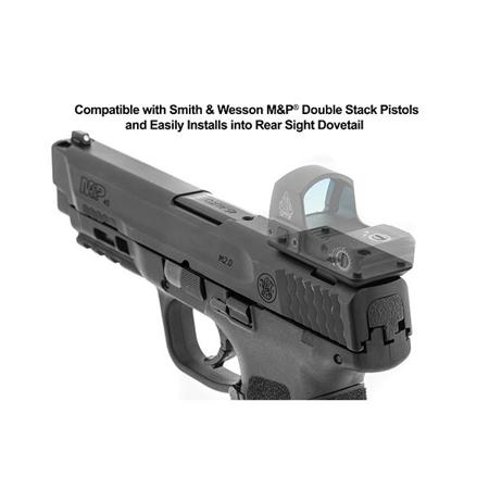 UTG Super Slim RDM20 Mount for S&W M&P Rear Sight Dovetail, Matte Black