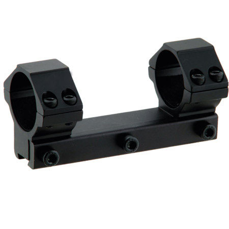 UTG AccuShot Medium Profile 0.22/Airgun 1" Ring Mount with Stop Pin