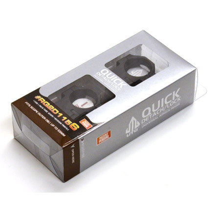 Leapers UTG Max Strength Airgun/.22 QD Rings, 6-Screw, 2 Pieces