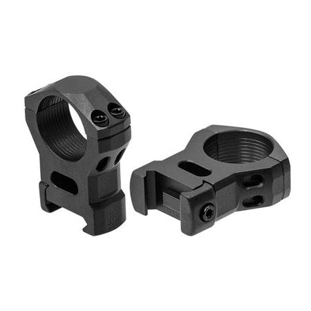 UTG 1" High Profile Steel Picatinny Rings, 16mm Wide, Black, 2 Pack