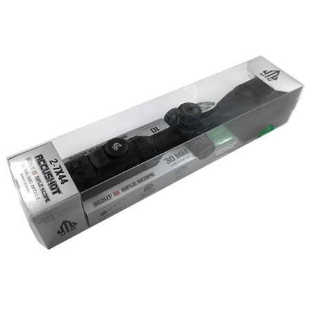 UTG 2-7x44 Long Eye Relief Scout Riflescope, Illum Mil-Dot Ret, Side Focus, 30mm