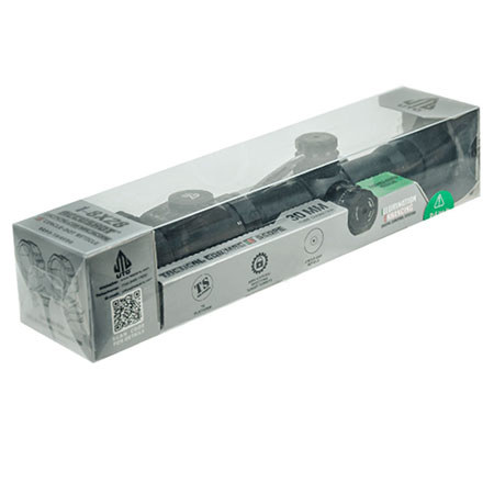 UTG Leapers UTG 1-8x28 CQB/MRC Riflescope, Illum Circle Dot, Rings, 30mm Tube