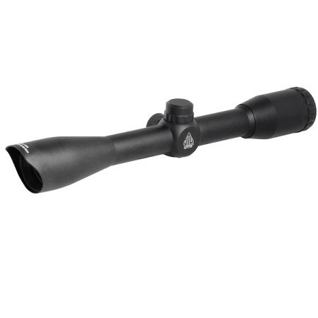 UTG Leapers UTG 4x32 Hunter Riflescope, Mil-Dot Reticle, Rings, 1" Center Tube