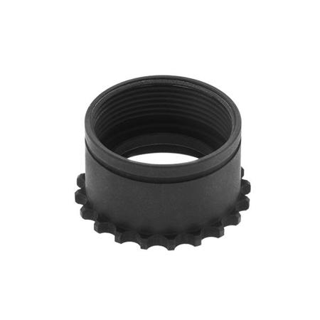 UTG Standard Steel Barrel Nut for Mil-Spec AR15 Upper Receivers, Matte Black