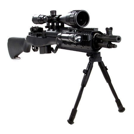 Leapers UTG Dragon Claw Clamp-on Bipod - Tactical/Sniper Adjustable Height