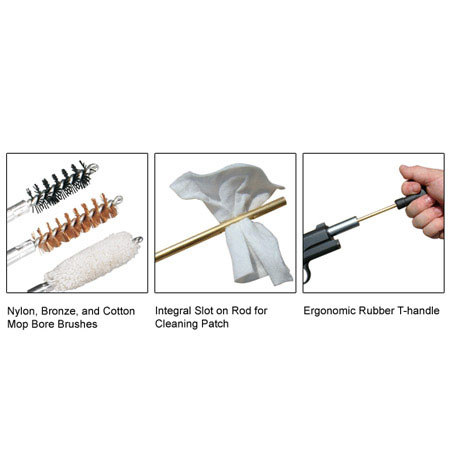 Leapers UTG Deluxe Pistol Cleaning Kit in Wooden Case