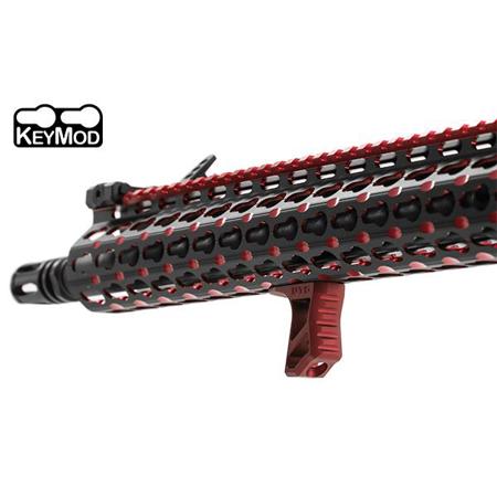 UTG Keymod Ultra Slim Handstop, Matte Red