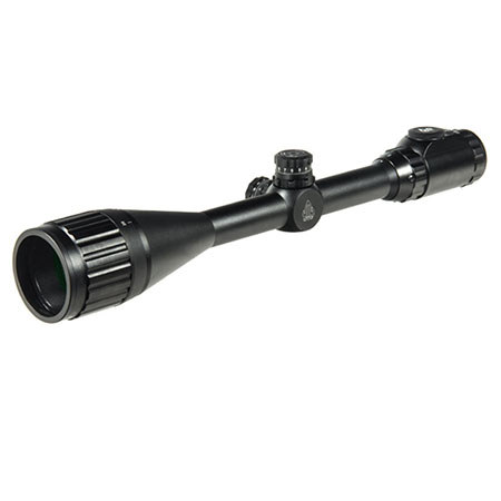 UTG Leapers 6-24x50 Hunter Riflescope, Illum Mil-Dot Ret, Adj Objective 1" Tube