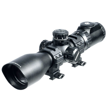 UTG 3-12x44 AccuShot IE Riflescope, Illum Mil Dot Ret, Side Focus, 30mm Tube