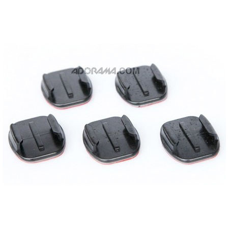 GoPro Flat Polycarbonate Adhesive Mounts, 5 Pack
