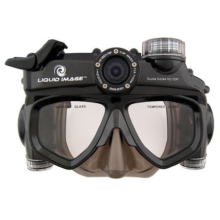 Liquid Image Scuba HD 720P Camera Mask, Mid-Size Skirt