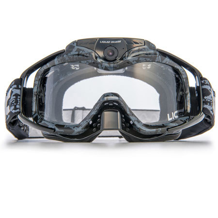 Liquid Image HD1080P Torque Series HD Camera Goggle, Black
