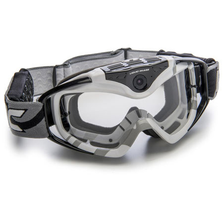 Liquid Image HD1080P Torque Series HD WI-FI Enabled Video Camera Goggle, White