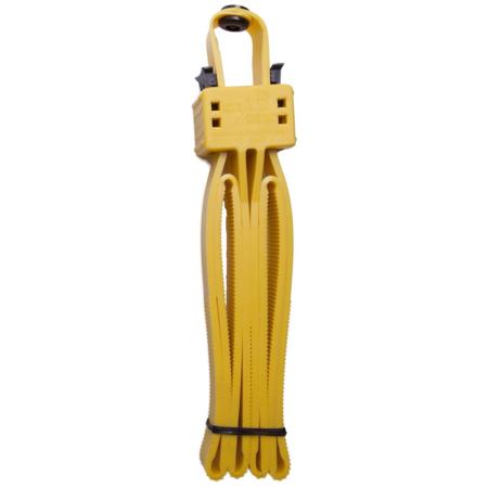 UZI Foldable Rubber Flex Cuff, Yellow