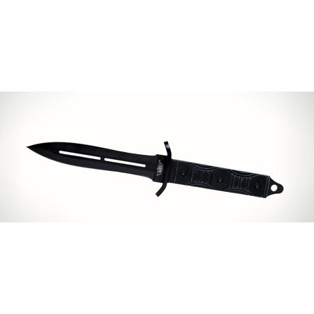 UZI 11" Stealth Commander I Knife with Stainless Steel Fixed Blade, Black
