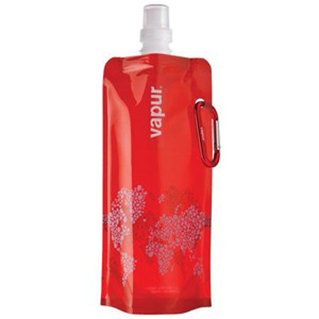 Vapur Fun Size Kids Anti-bottle, 0.4 Liters Capacity, Red & White
