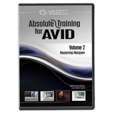 Vasst Absolute Training DVD for Avid, "Mastering Marquee", Volume 2 #ATA2