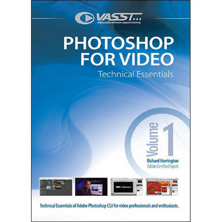 Vasst Training DVD: Photoshop for Video, Vol. 1 "Technical Essentials" #PSV1